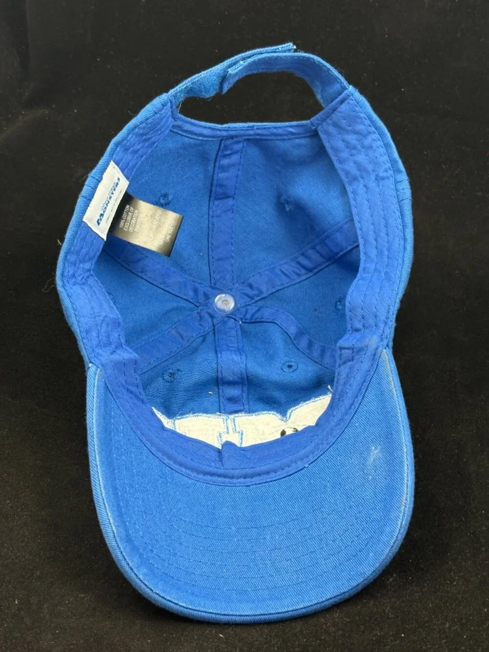 Disney Parks Pixar Monsters University MU Stitched Blue Baseball Hat Cap Youth